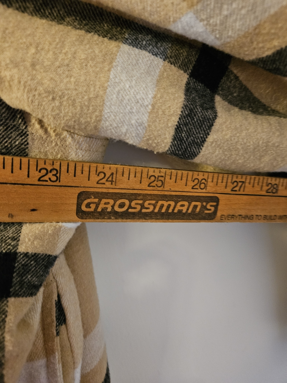 Lucky Brand Tan and Black Plaid Button-Front Jacket - Picture 3 of 3
